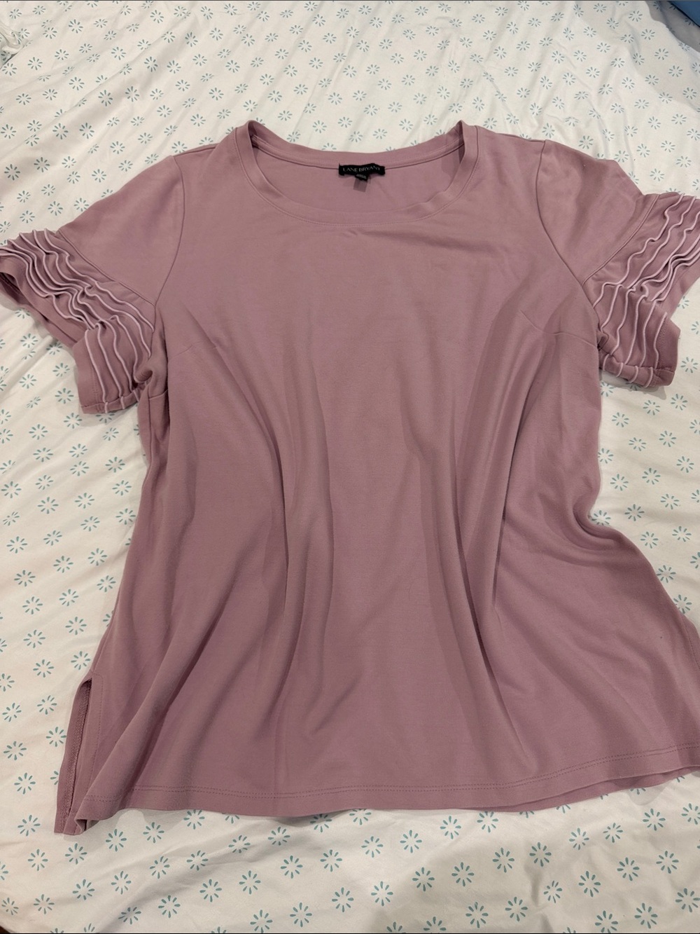 Lane Bryant Liliac crew neck tee Size 18/20